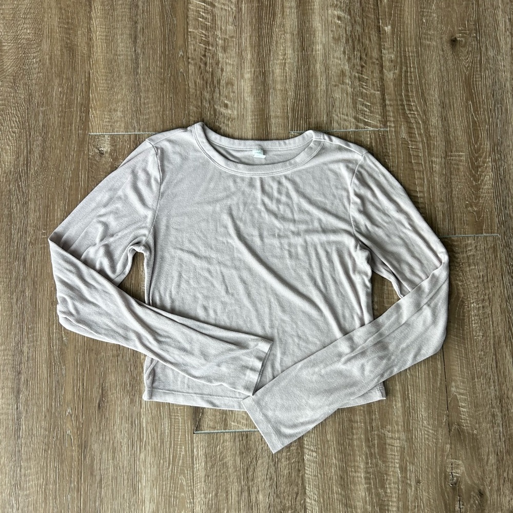 Light Pink Long Sleeve Top